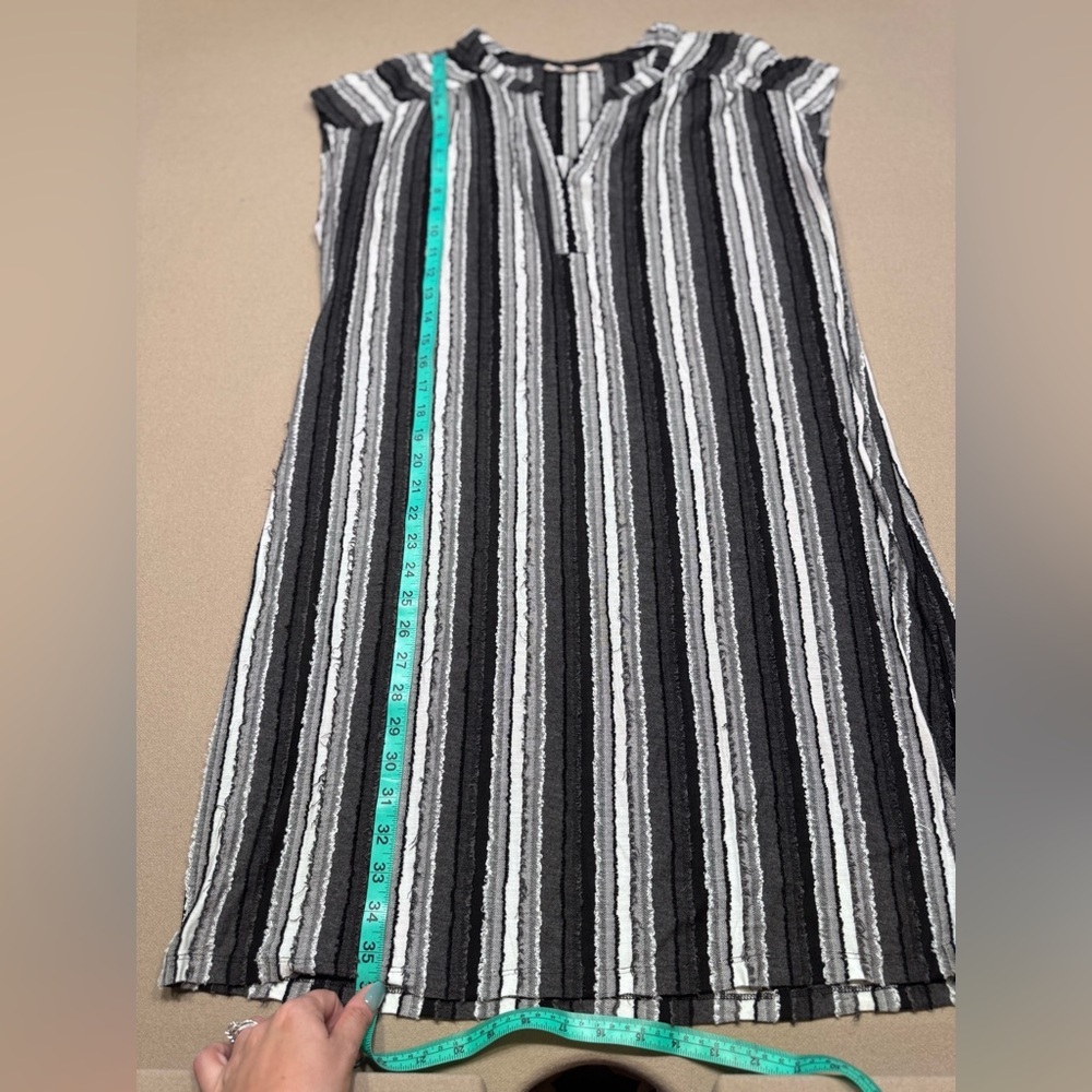 My Danielle Striped Black & White Mini Dress - Picture 5 of 5